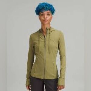 Lululemon Hooded Define Jacket Nulu Bronze Green